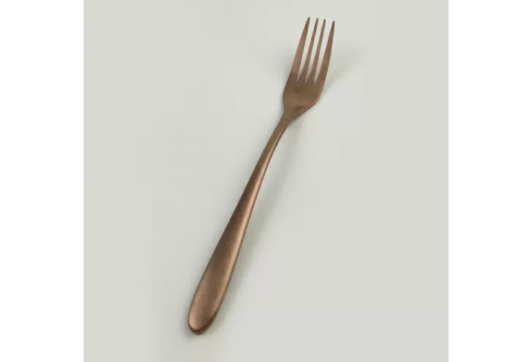 Вилка столовая, P.L., Alessi-Copper, 21,2x2,4 см, медный цвет
