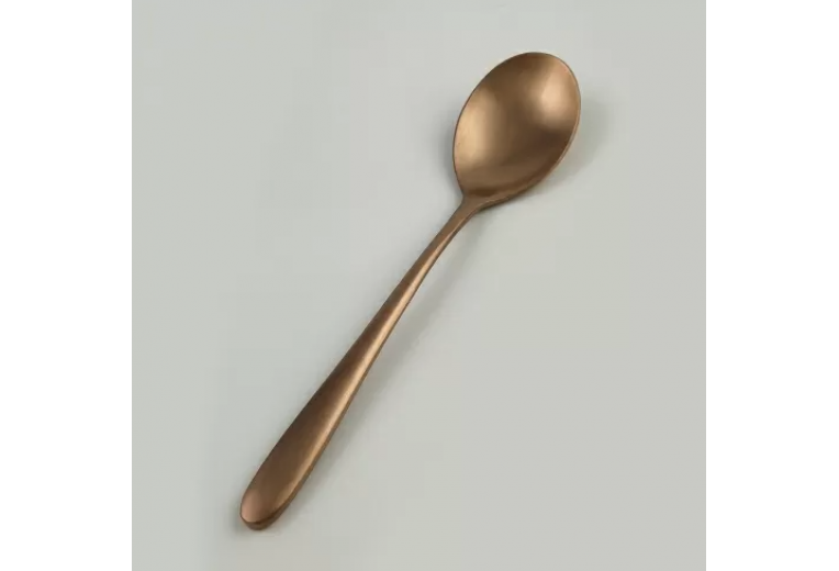 Ложка столовая,  P.L., Alessi-Copper, 21x5,4 см ,  медный цвет