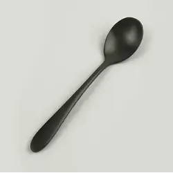 Ложка чайная,  P.L., Alessi-Black, 14,3x3 см, черный цвет