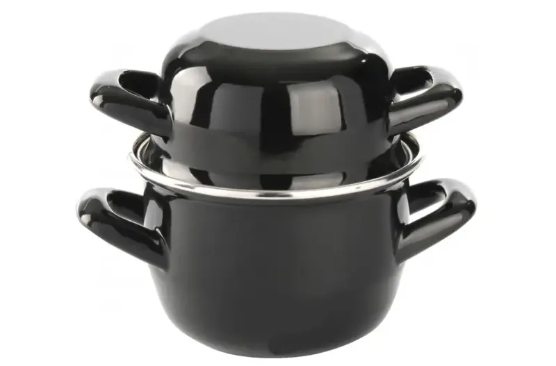 Кастрюля для мидий, Enart, 2,6 л, черная