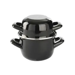 Кастрюля для мидий, Enart, 2,6 л, черная