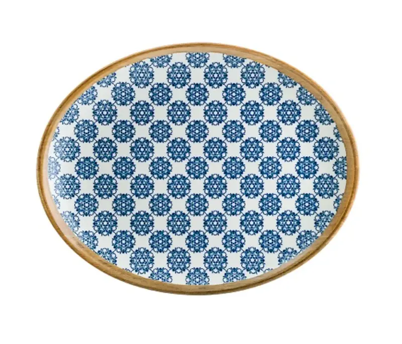 Блюдо овальное Bonna Calif Lotus 25 см