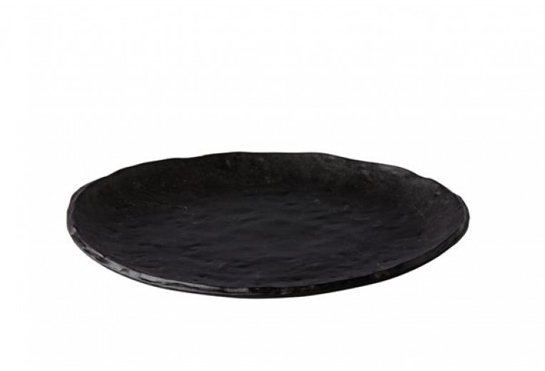 Тарелка мелкая, Style Point, Oyster, 27 см, цвет черный