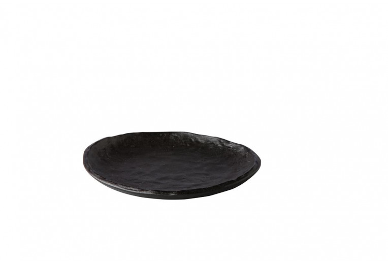 Тарелка мелкая, Style Point, Oyster, 16 см, цвет черный