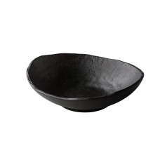 Тарелка глубокая, Style Point, Oyster, 26 см, цвет черный