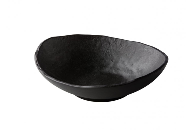 Тарелка глубокая, Style Point, Oyster, 26 см, цвет черный