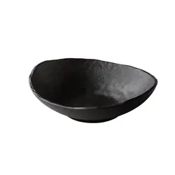 Тарелка глубокая, Style Point, Oyster, 26 см, цвет черный