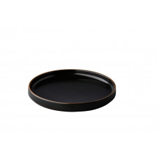 Тарелка мелкая с вертикальным бортом, Style Point, Japan Black, 20 см, цвет черный