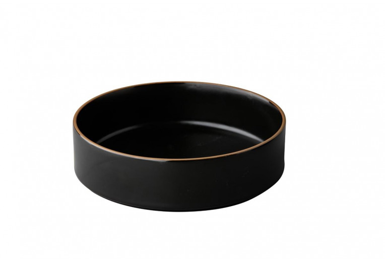 Тарелка глубокая с вертикальным бортом, Style Point, Japan Black, 20 см, h 5,5 см, цвет черный