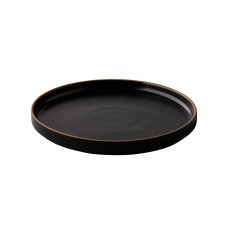 Тарелка мелкая с вертикальным бортом, Style Point, Japan Black, 23 см, цвет черный
