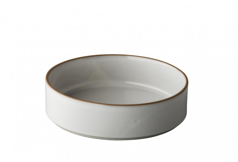 Тарелка глубокая с вертикальным бортом, Style Point, Japan White,  20 см, h 5,5 см, цвет белый