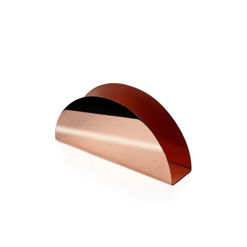 Gibco Салфетница полукруглая, "Купер плюс", медная, полированная, 15х8 см