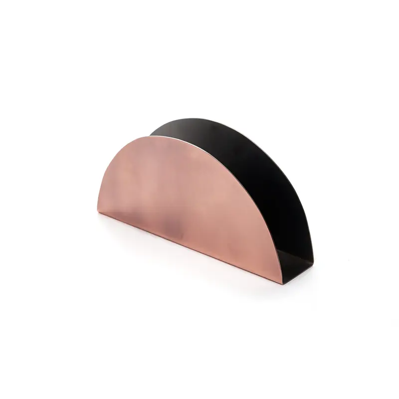 Gibco Салфетница полукруглая, "Купер оксид", медная с патиной, 15х8 см