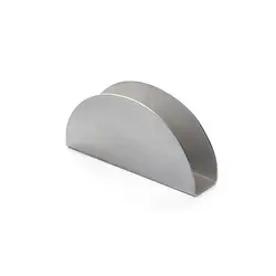 Gibco Салфетница полукруглая "Арго", алюминиевая, 15х8 см