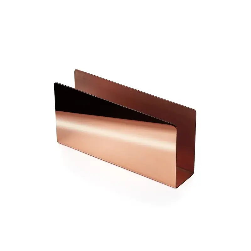 Gibco Салфетница прямоугольная, "Купер плюс", медная, полированная, 15х8 см