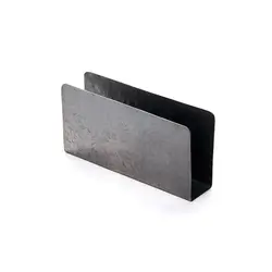 Gibco Салфетница прямоугольная "Такт" мельхиоровая с чеканкой и патиной, 15х8 см