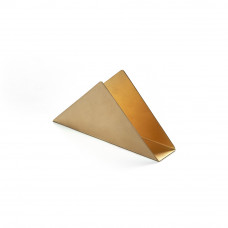 Салфетница латунная треугольная, GIBCO, 15х8 см