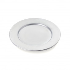 Тарелка алюминиевая плоская с римом, GIBCO, 28 см