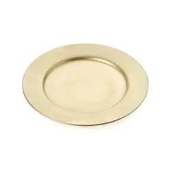 Gibco Тарелка с широким римом 24 см "Брасс", латунная