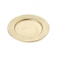 Тарелка латунная плоская с римом, GIBCO, 28 см