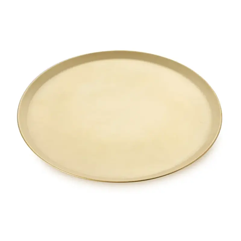 Gibco Тарелка для пиццы 35 см, "Брасс", латунная