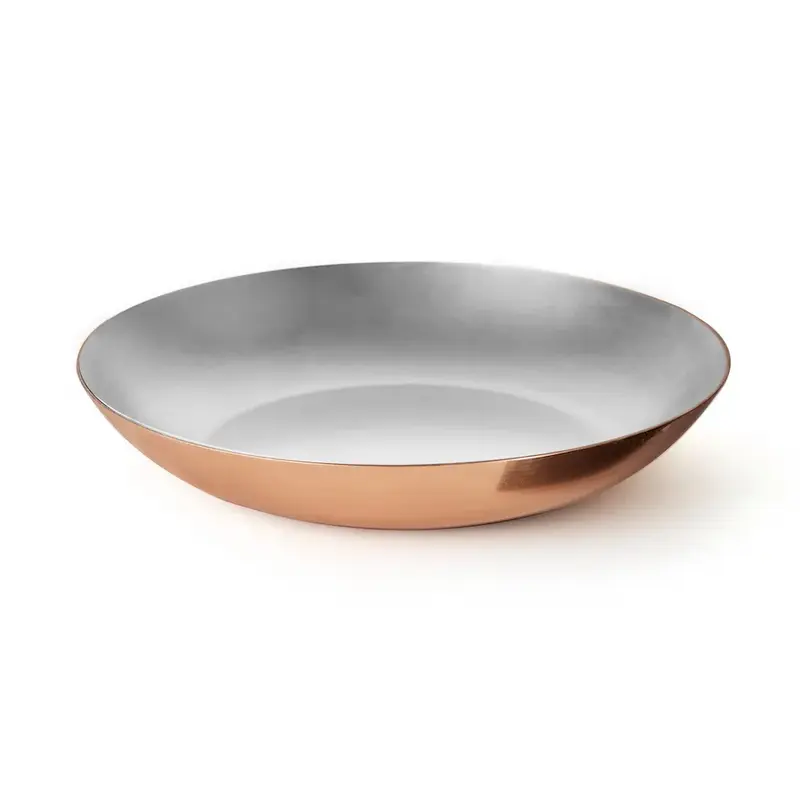 Gibco Тарелка полуглубокая 24 см "Купер плюс", медная, полированная с лужением внутри, 1300 мл