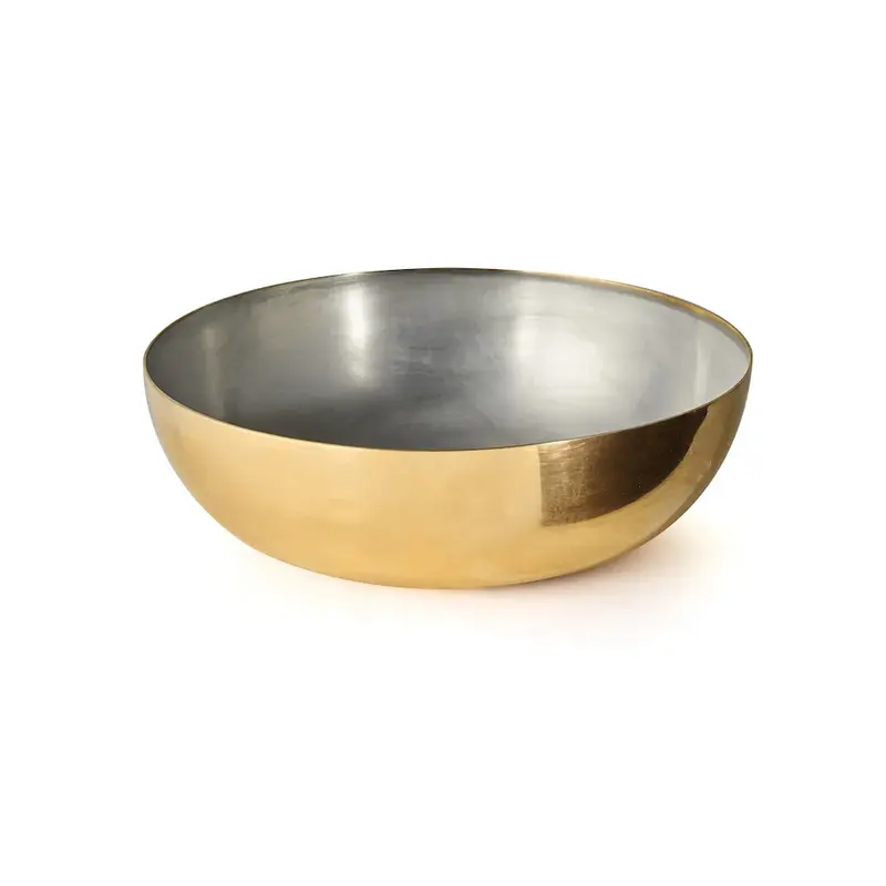 Gibco Латунная Чаша 900 мл "Брасс плюс", полированная с лужением внутри, 17х5 см