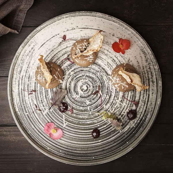 Блюдо прямоугольное, Porland, Lykke Beige, 32х23 см