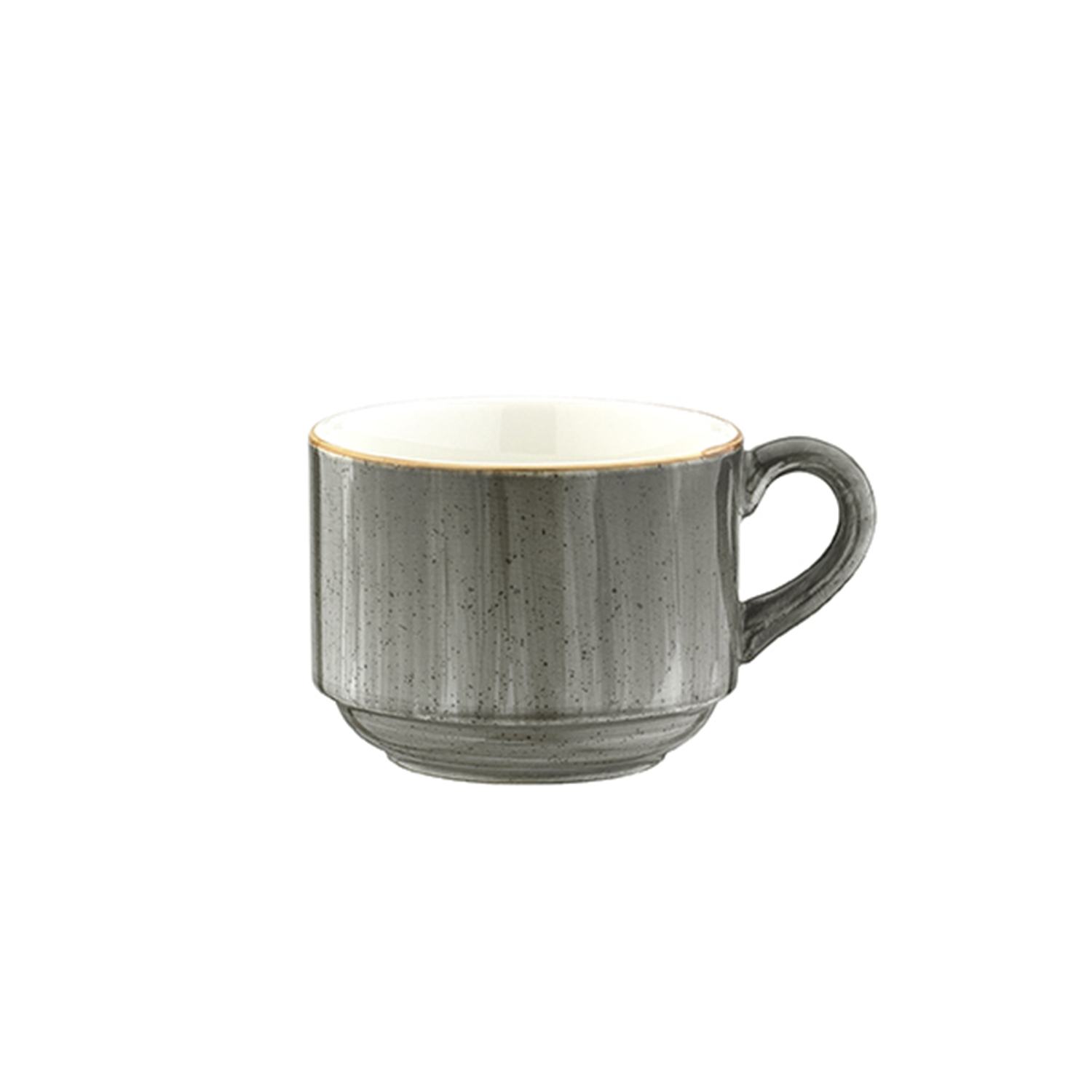 Чашка чайная штабелируемая, Bonna, Aura Space, 210 л, d 8.2 см, h 6.5 см, (блюдце 62354)