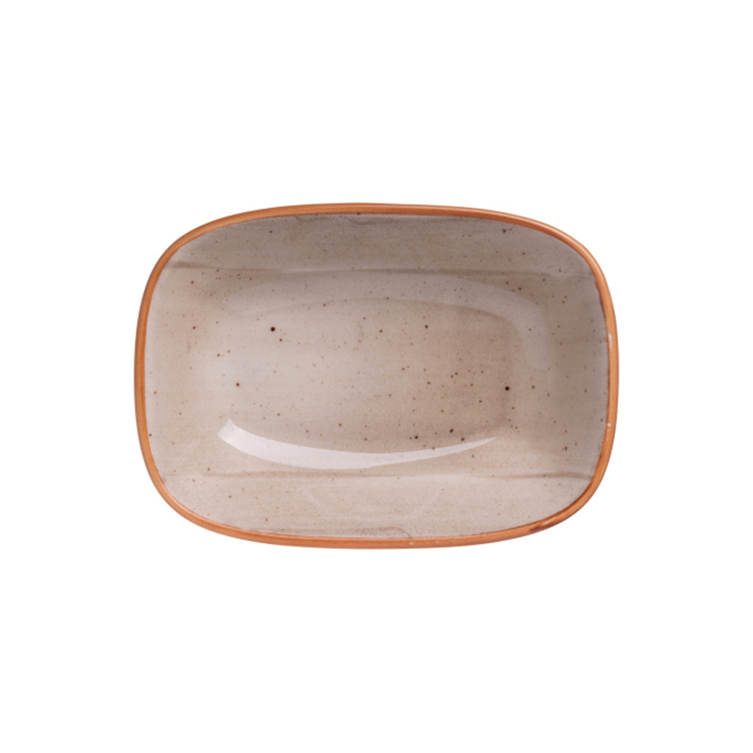 Салатник касалетка, Bonna, Aura Terraine, 160 мл, l 14 см, b 10 см, h 3.5 см