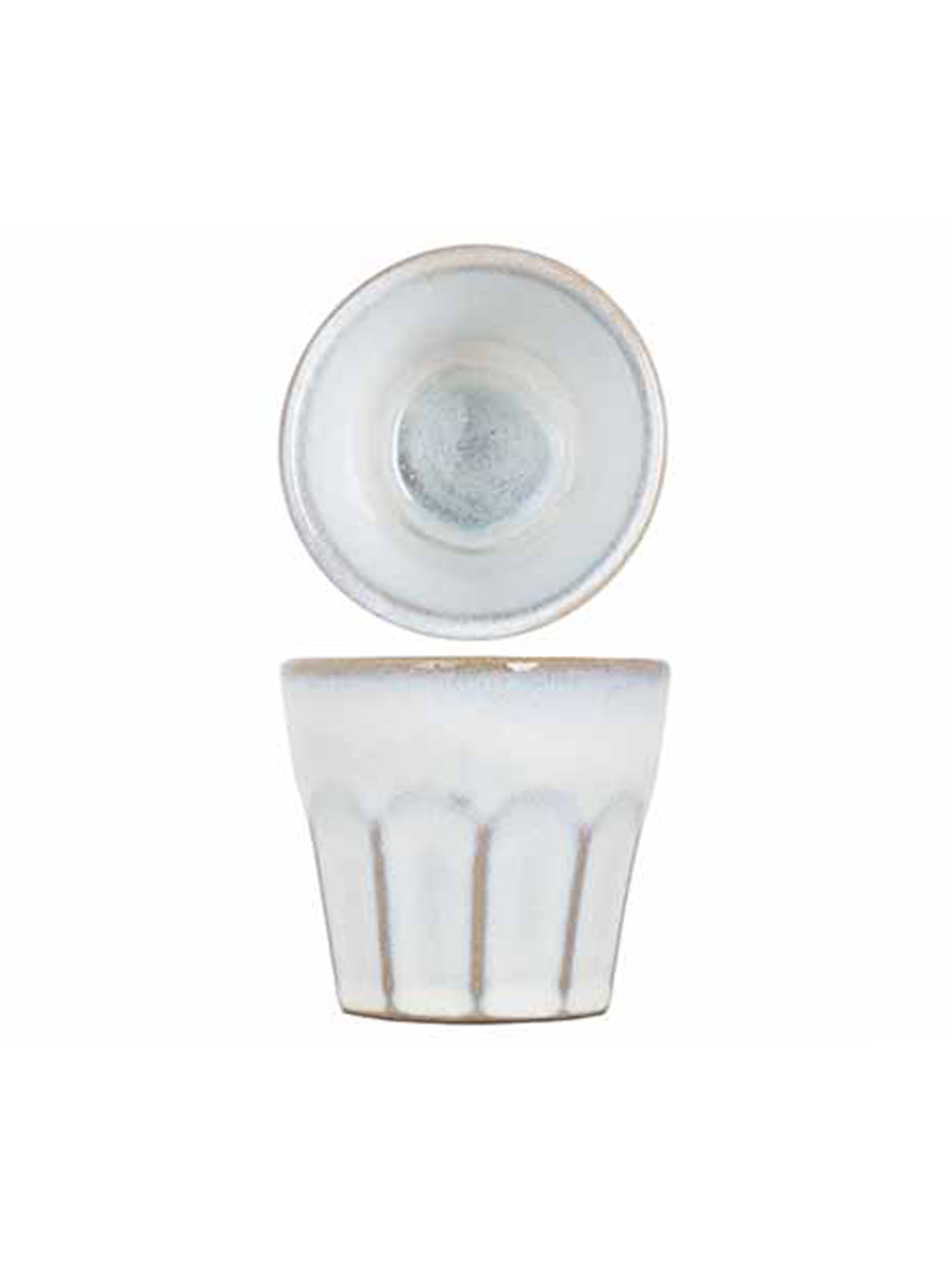 Чашка кофейная без ручки, Cosy & Trendy, Bistro Vintage White, 6.6 x 6.1 см, 90 мл