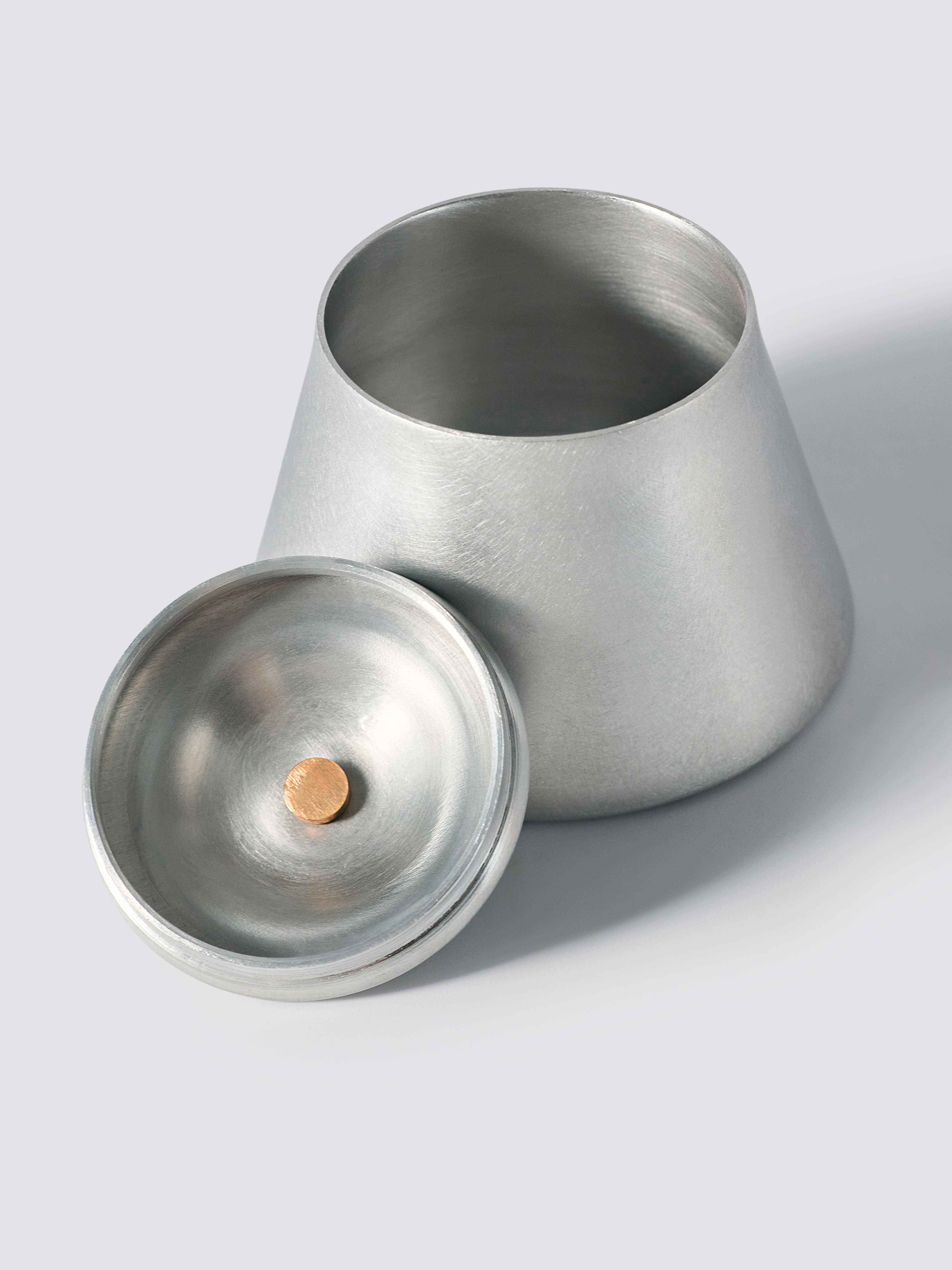 Gibco Сахарница с крышкой "Арго" алюминиевая, 9х8,5 см