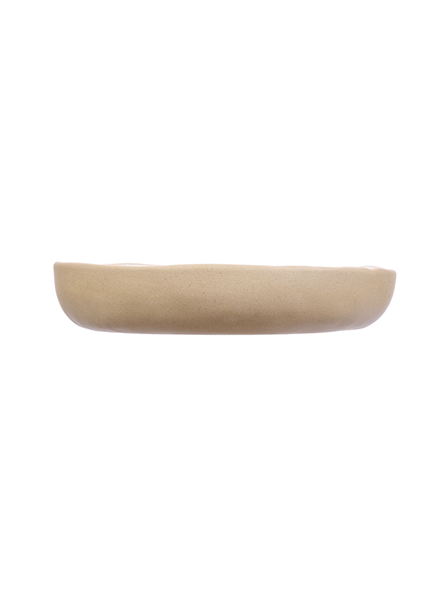 Тарелка с бортом, KUNSTWERK, Grasp, 19 x 4 см, белый