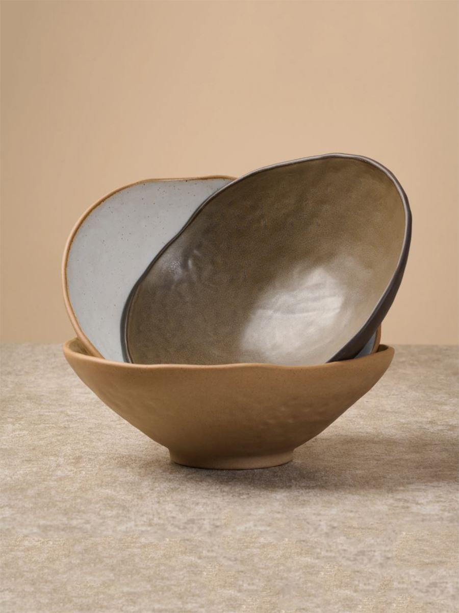 Салатник, KUNSTWERK, Grasp, 22 x 7.6 см, 870 мл