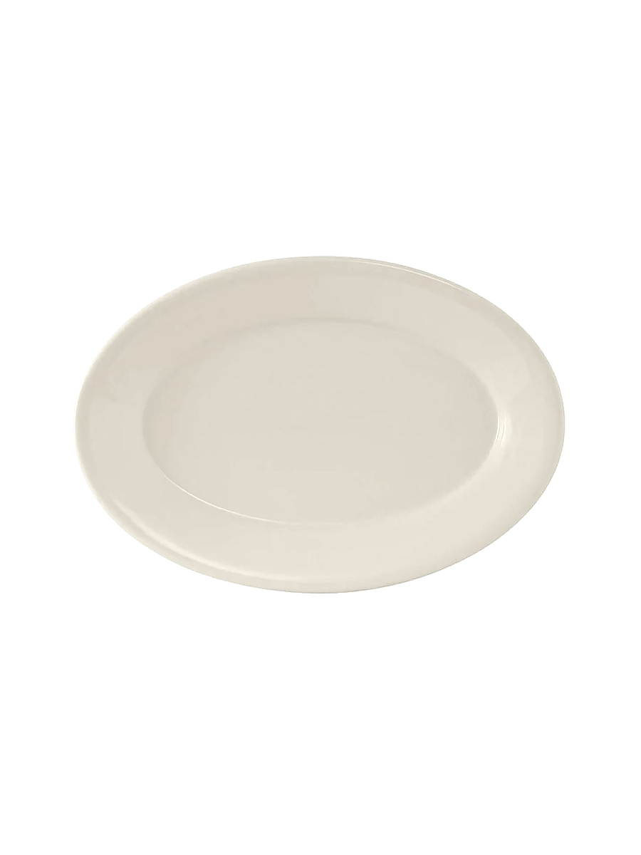 Блюдо овальное, Tuxton, Blank, L 26.4 см, B 18.4 см, H 3.1 см
