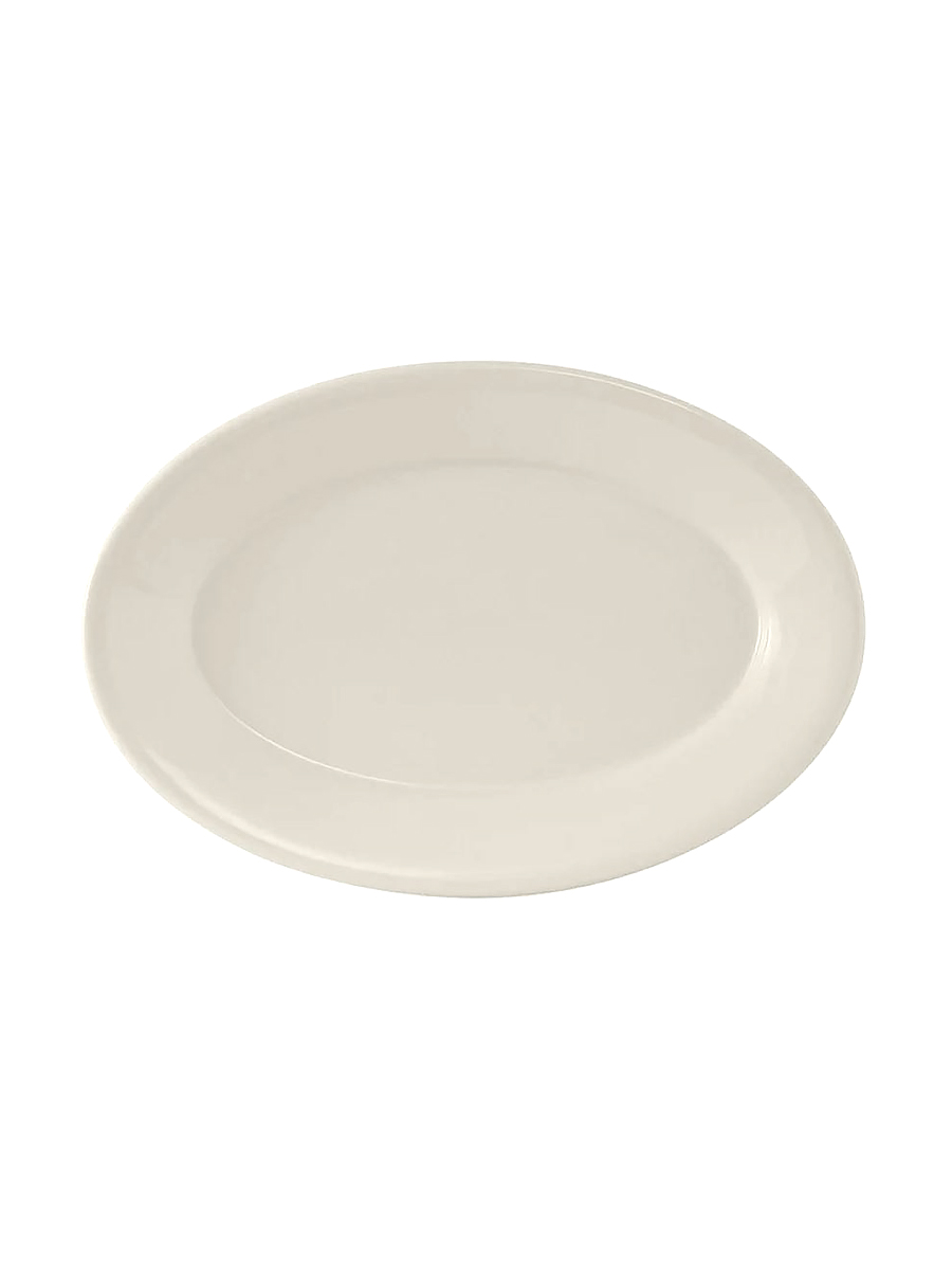 Блюдо овальное, Tuxton, Blank, L 31.6 см, B 22.1 см, H 3.7 см