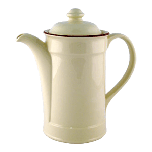 Кофейник, Steelite, Ivory Claret, 10.7 см, 22.5 см, 860 мл
