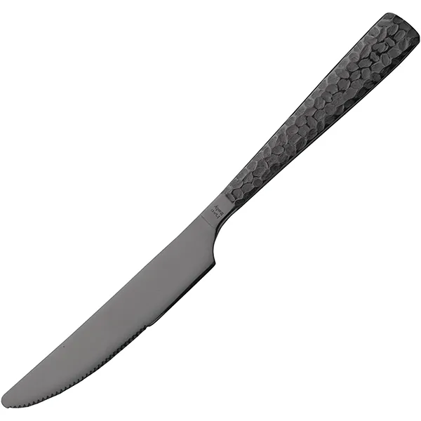 Нож столовый, Pintinox, Palace Martellato Treasure Black, 21.8 х 1.9 см