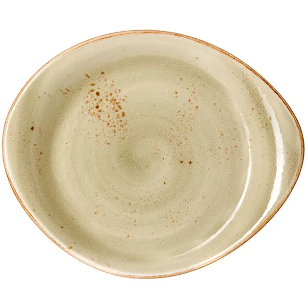 Тарелка, Steelite, Craft Green, 25.5 х 20.5 см