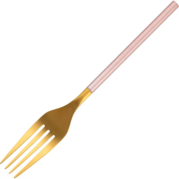 Вилка столовая, Kunstwerk, District Pink Gold Matte, 20 х 2.6 см