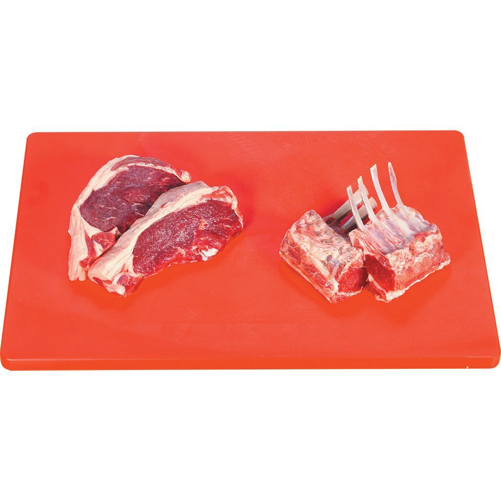 Доска разделочная, красная, P.L. Proff Cuisine, 400 х 300 x 20 мм