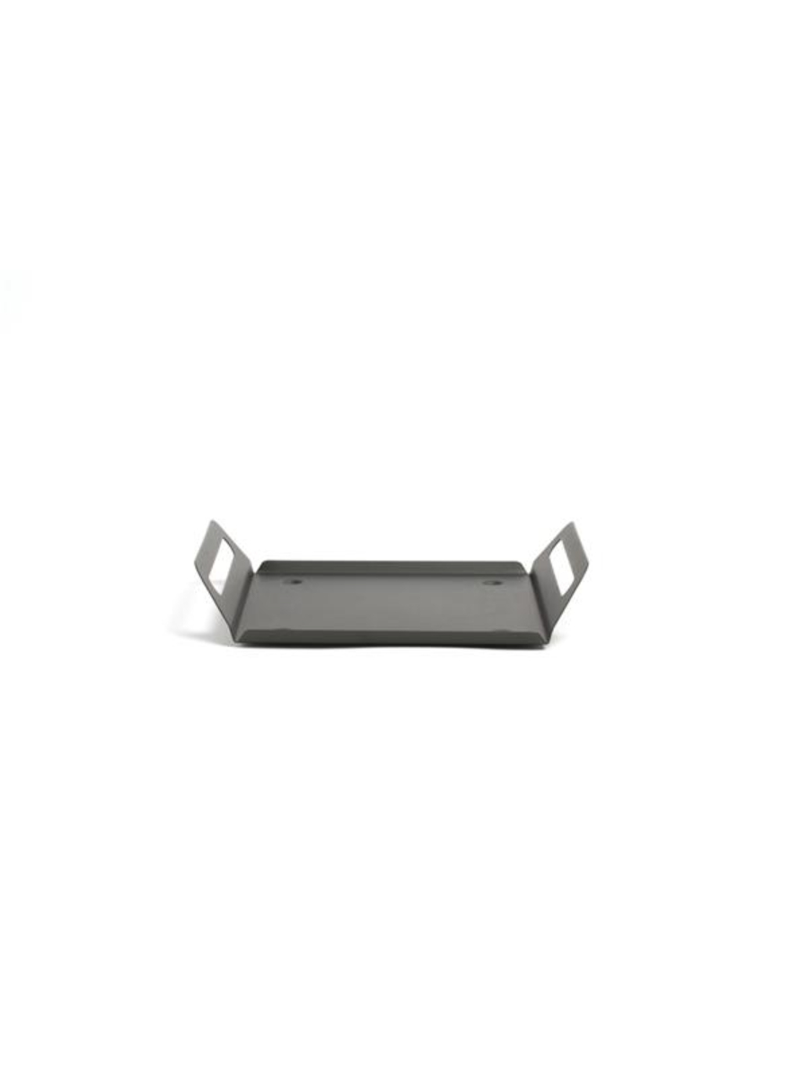 Поднос с 2 ручками, Comas, 28.5х27x6.9 см, Темно-серый