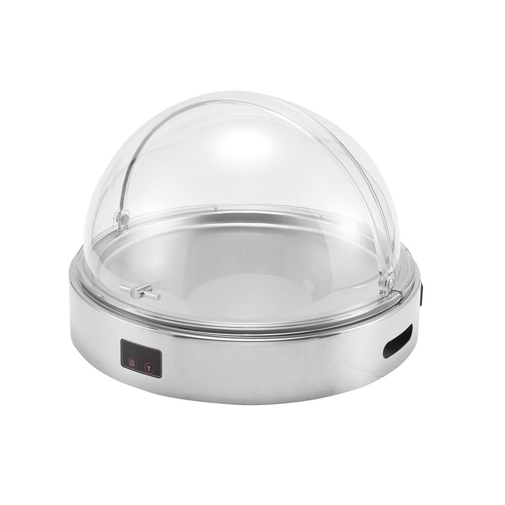Мармит электрический KINGO 6 л круглый d 42 см с откидной Roll-top крышкой