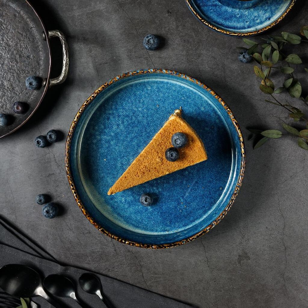 Тарелка с бортом P.L. Proff Cuisine Aqua Blue d 20,8 см h 4,6 см 930 мл