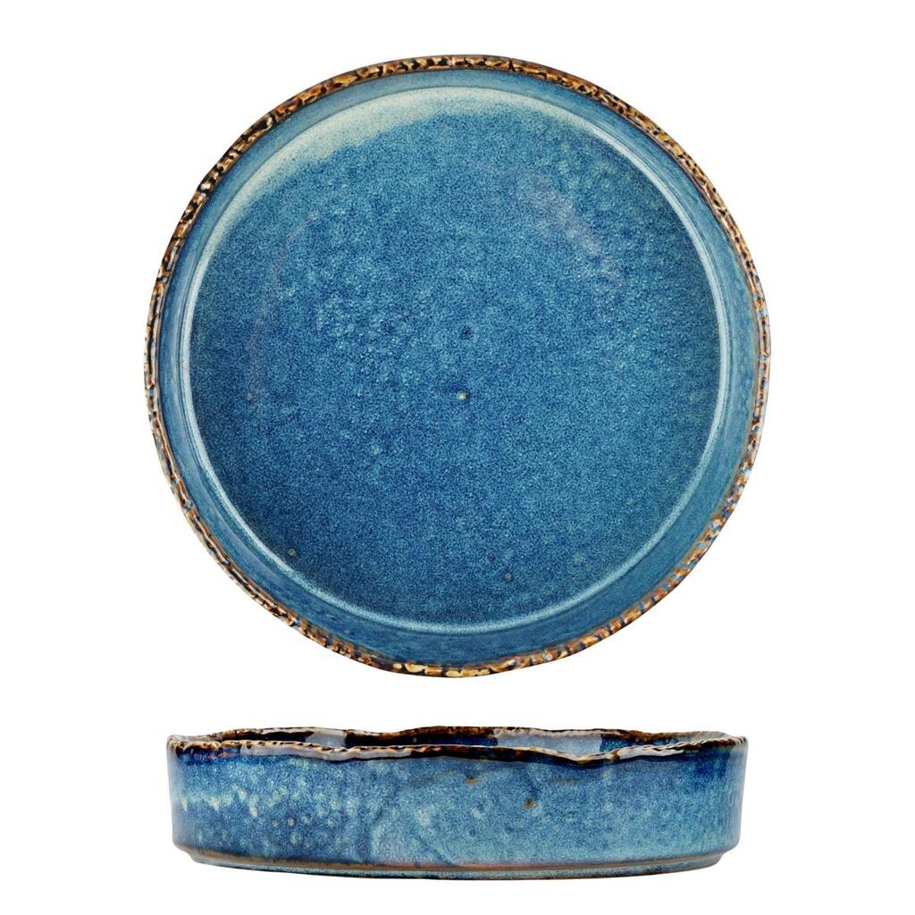 Тарелка с бортом P.L. Proff Cuisine Aqua Blue d 20,8 см h 4,6 см 930 мл