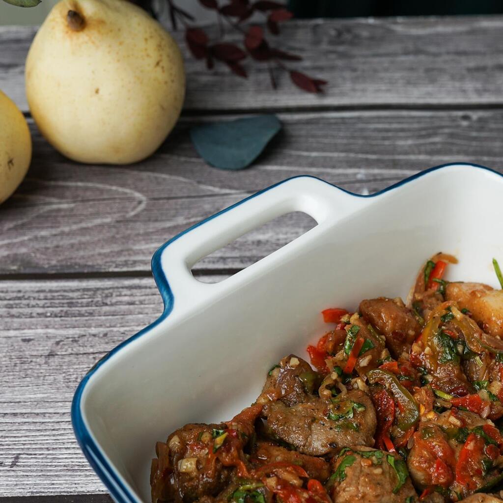 Блюдо прямоугольное с ручками P.L. Proff Cuisine Bakery Fusion 34*20 см h6,6 см 2290 мл