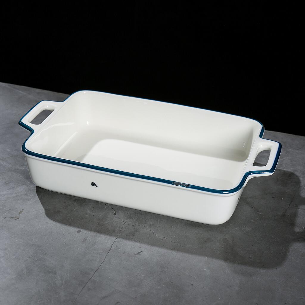 Блюдо прямоугольное с ручками P.L. Proff Cuisine Bakery Fusion 34*20 см h6,6 см 2290 мл