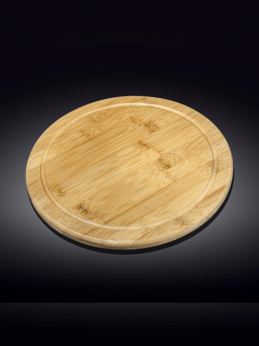 Доска сервировочная круглая, Wilmax, Bamboo, 40.5 см