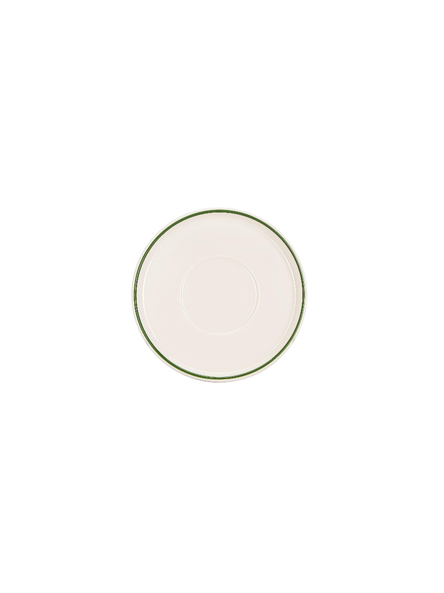 Блюдце для кофейной чашки с кантом, Pioli, Colour Green, 12 см (для чашки 319809)