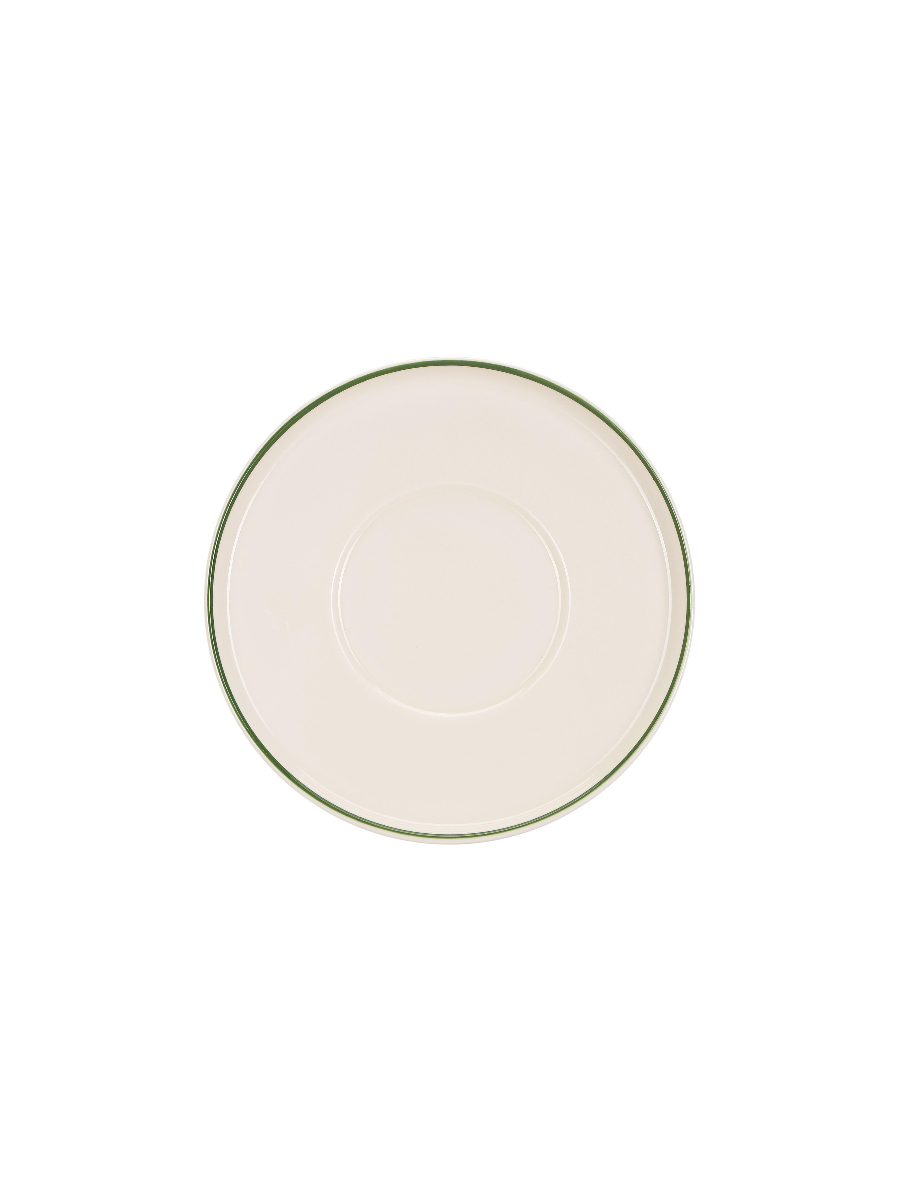 Блюдце для чайной чашки с кантом, Pioli, Colour Green, 15 см (для чашки 329820)